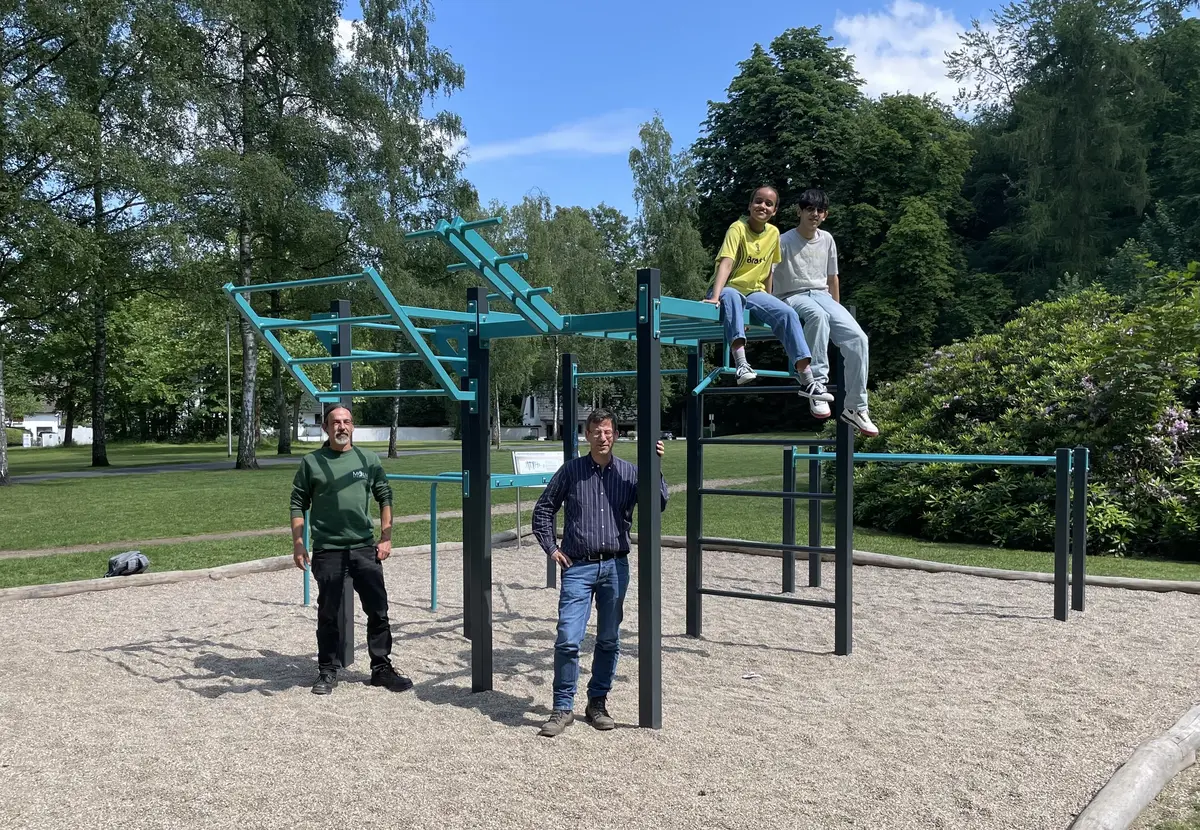 Einweihung einer Calisthenics-Anlage