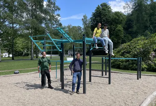 Einweihung einer Calisthenics-Anlage
